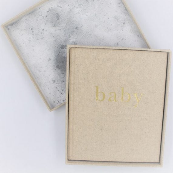 Baby Journal in Linen