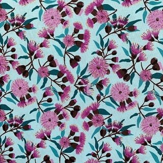 floral gumnuts print