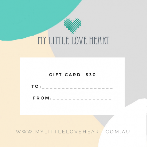 Baby Gift Card $30