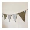 Bunting for nursery in grey, koala, and sage