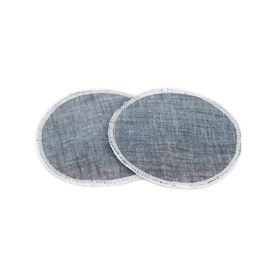 reusable pads indigo colour front