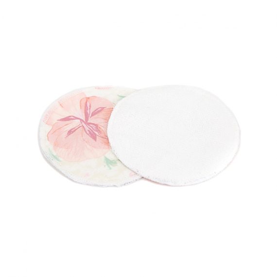 reusable pads blossoms print front and back