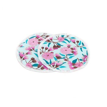 reusable pads floral gumnut print front