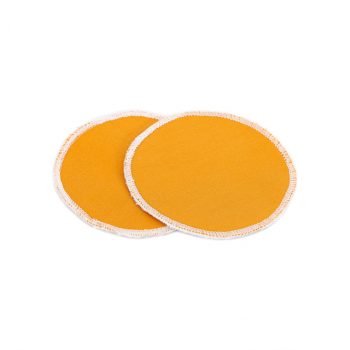 reusable pads mustard colour front