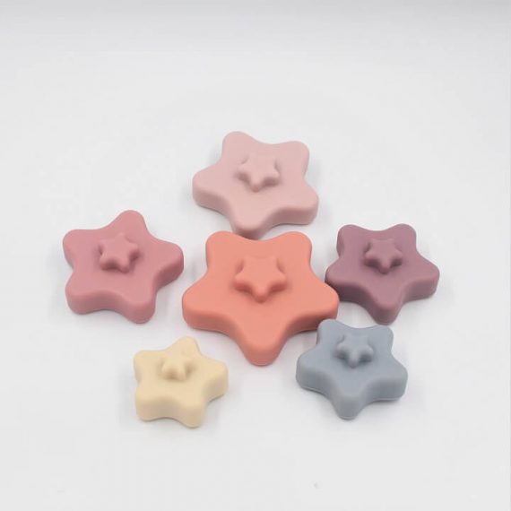 silicone stacker star disasembled