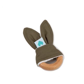 Bunny Ear Teether Toy Sage Colour