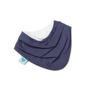 Triangle bibs in yale blue colour front view