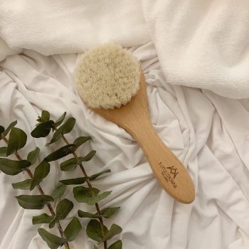 wooden soft bristle baby brush