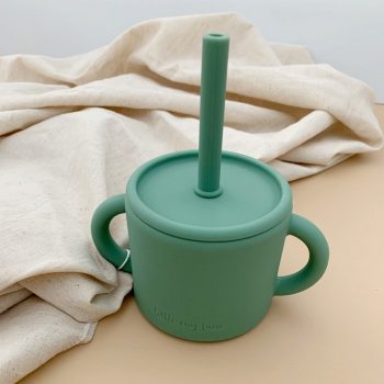 Starter cup sage with straw