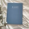 baby book in blue