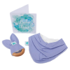 new baby gift set in purple