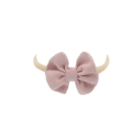 Headbands for babies in dusty pink colour