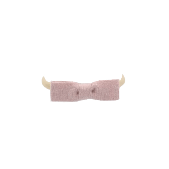 Newborn Baby Bow in Dusty Pink Colour
