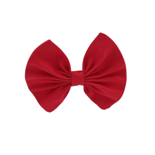 Red toddler hair bow