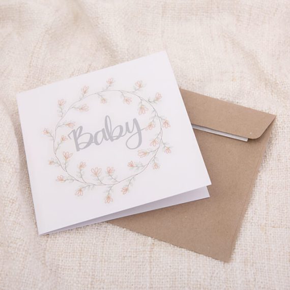 Card Baby with Envelope