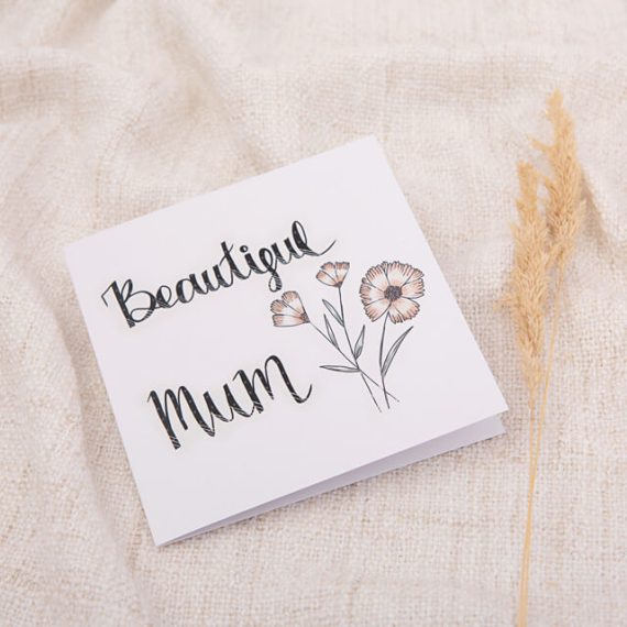 Card Beautiful Mum