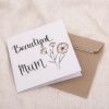 Card Beautiful Mum with Envelope