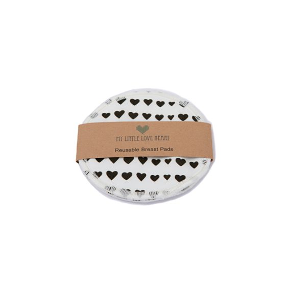 Cotton Pads Hearts Print In Packaging