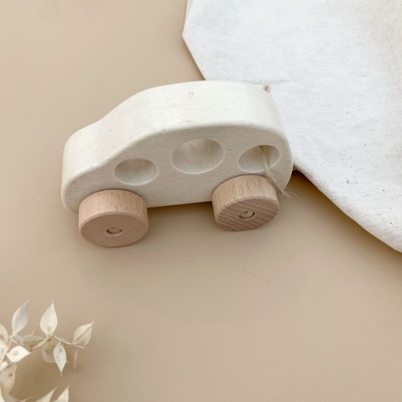 Wooden Cars White