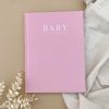 girls baby journal in pink