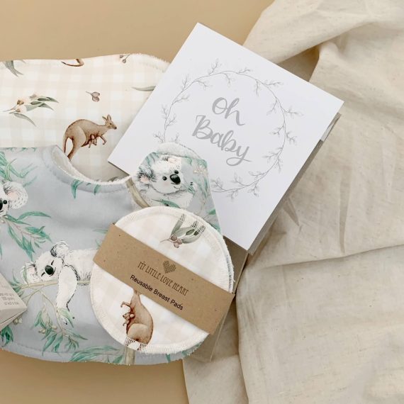 Australian Animals Baby Gift Box Close Up Right Side HR