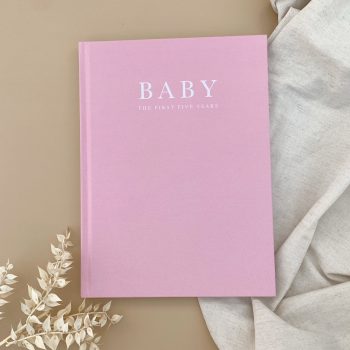 Baby Book Pink The First Five Years
