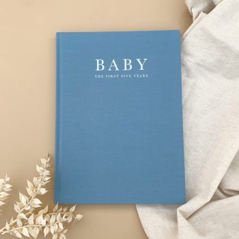 Baby Book Blue The First Five Years