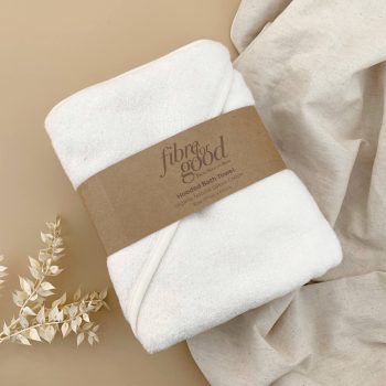 baby hooded towel in packaging