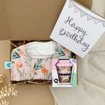 1st Birthday Girls Gift Set Peaches Main Image