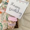 1st Birthday Girls Gift Set Peaches Right Side