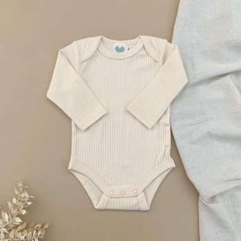 beige onesie folded