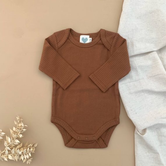 brown onesie folded